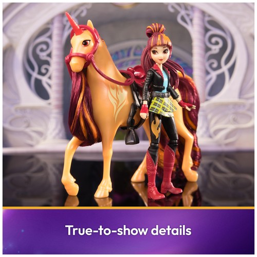 Unicorn Academy Valentina and Cinder Juego de Juguetes Posable Muñeca y Unicornio Regalos - Imagen 3 de 8