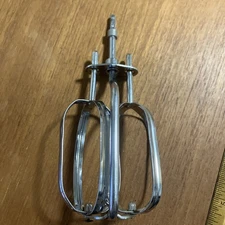 Vintage Hamilton Beach Dual BEATER Stand Mixer Beaters Model G, B C D E G K