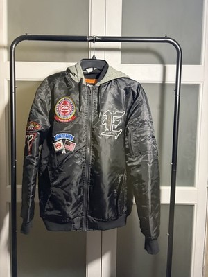 Crazy Rare ECKO UNLTD Vintage Y2K 2000's Bomber Jacket with Cool Patches