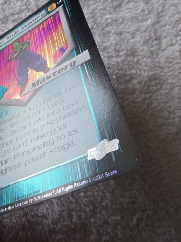 DBZ Dragon Ball Z FOIL Namekian Style Mastery 147 CCG Unlimited Trunks Saga MP - Picture 4 of 5