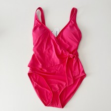 TOMMY BAHAMA Pearl Wrap Front One-Piece Swimsuit : Size 4, Coral Coast - NWT