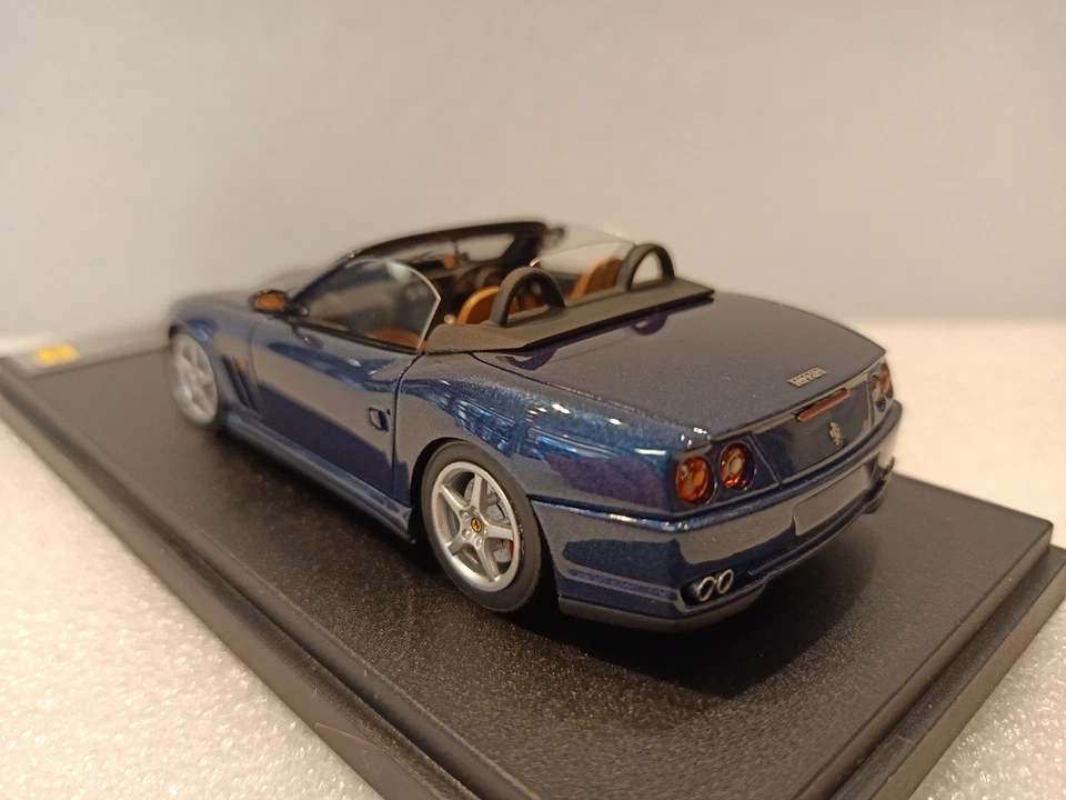Ferrari 550 Cabrio Sultano del Brunei BBR169C  scala 1/43  metal blu - Immagine 4 di 4