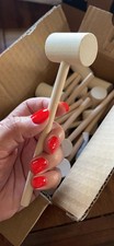36 Pieces Crab Hammers Wooden Lobster Seafood Mallets For Crafts New