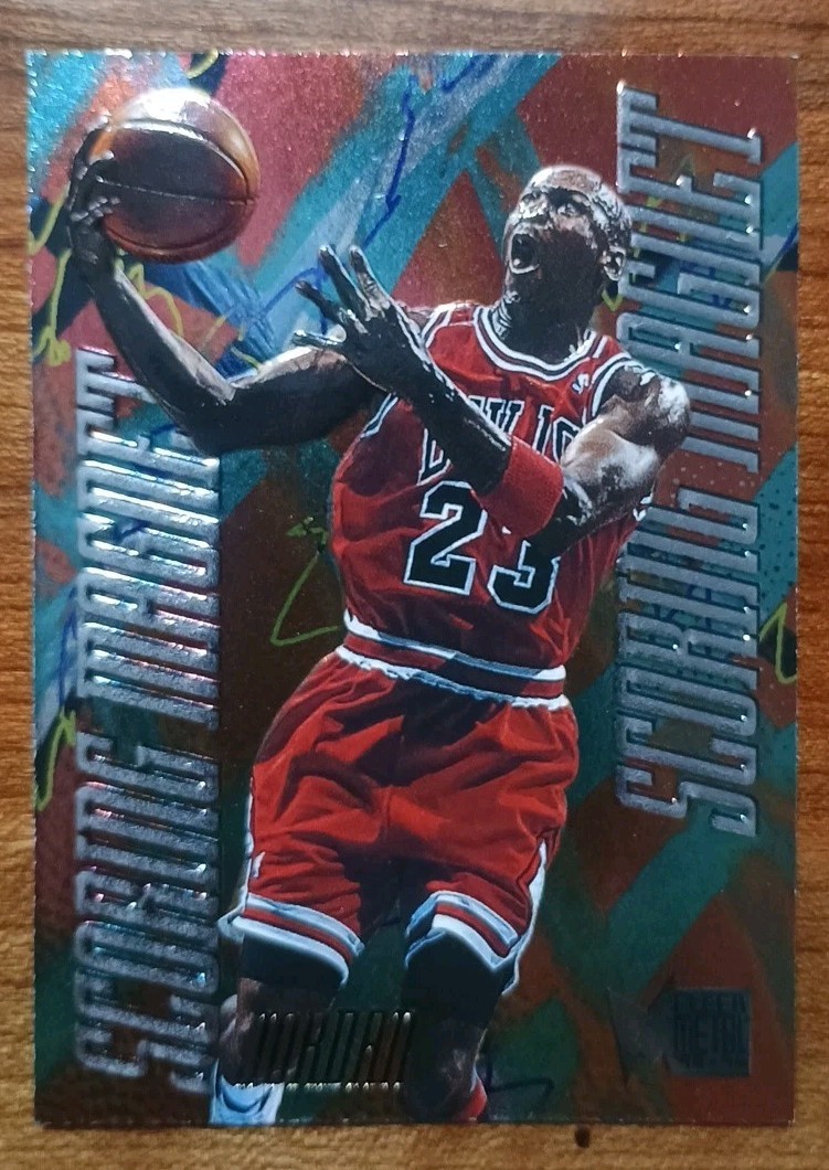 1995-96 Fleer Metal - Scoring Magnet Michael Jordan #4