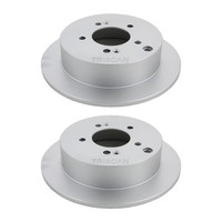 2 Bremsscheiben Voll Ø 284 Mm Triscan Passend FüR U.A. Hyundai Tucson