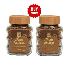 Juan Valdez Instant Coffee, Classic Freeze Dried, 3.52 Oz 2 PACK