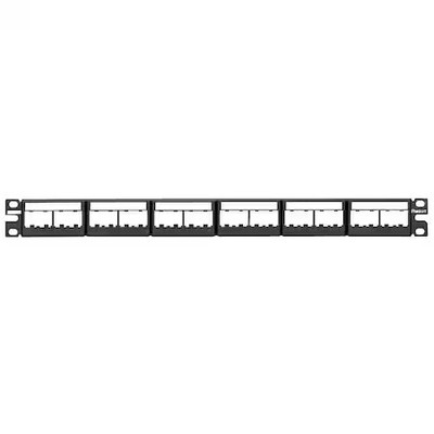 Panduit Cppl24wbly Patch Panel, Mini-Com, Rack Mt, 24 Port