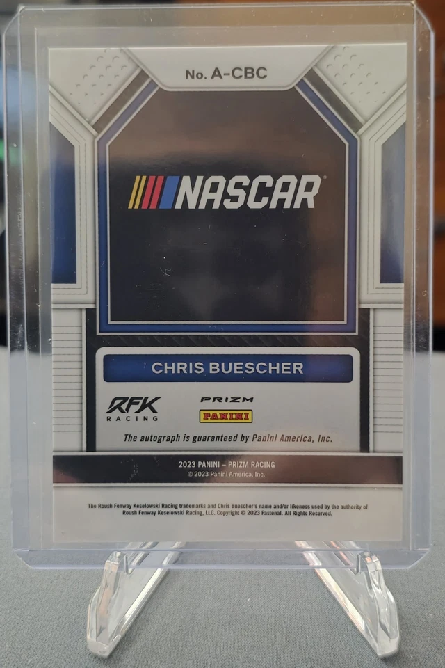 2023 Panini Prizm - Autographs Chris Buescher #A-CBC (AU) - Image 2 of 2