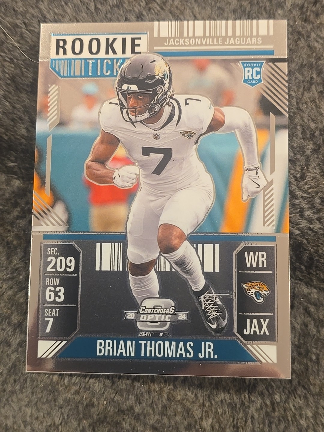 2024 Contenders Optic BRIAN THOMAS JR. RC Rookie Ticket #65