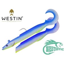 Westin Sandy Andy Curltail Jig Large Sandeel Lure 150G / 23CM- 1 Head + 2 Bodies
