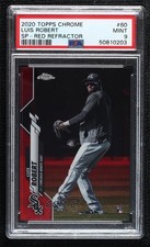 2020 Topps Chrome Photo Variation Red Refractor 3/5 Luis Robert PSA 9 MINT 1q7