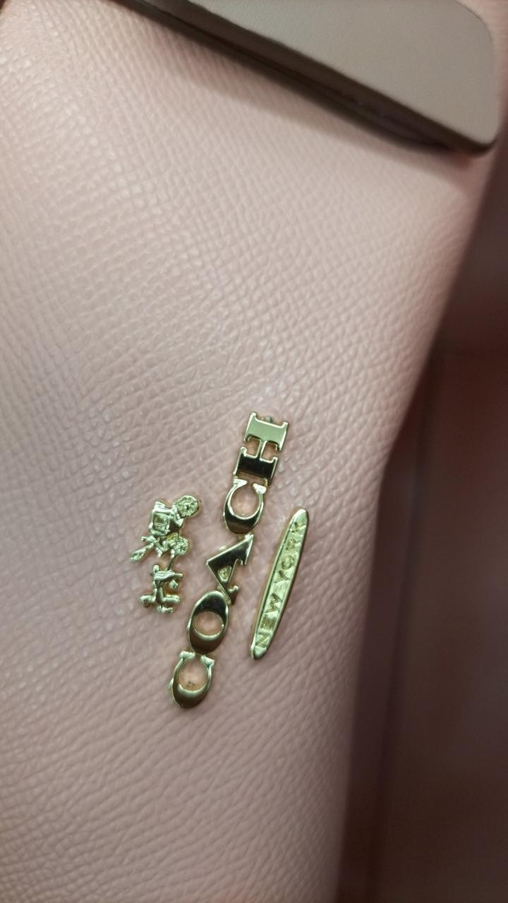 COACH Tote Bag E1811 F32084 Pink Brown Leather Shoulder Bag Used thumbnail 4