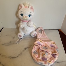 Disney Parks Babies Aristocats Marie Cat Baby Plush Blanket Pouch 10"