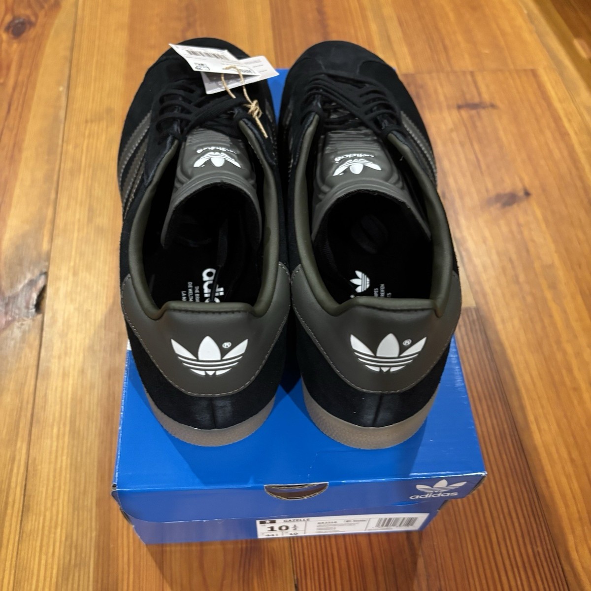 Size 10.5 - adidas Gazelle Black Pantone Gum for sale online | eBay