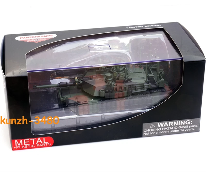 1/72 PANZERKAMPF US M1A2 SEP TUSKII M1 MBT Tank NATO Tricolor Finished Model NEW - Image 4 of 4