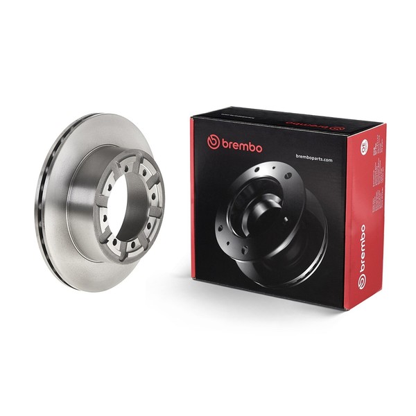 2X Bremsscheibe Prime Brembo 09.7263.30 FüR Cabstar Renault F24M Nissan F24W 105-image