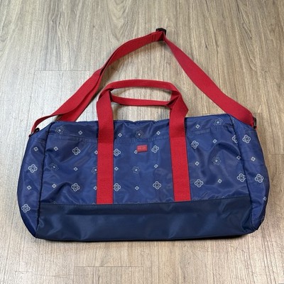 Navy and Red Unisex Duffel Bag Brand Tommy Hilfiger