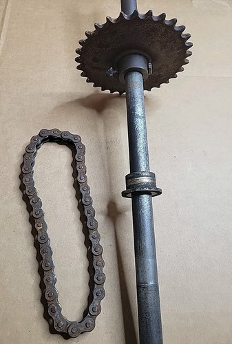 Craftsman 536.887250 Snowblower Axle 1501283 Murray 1501089 Sprocket and bushing - Picture 2 of 6