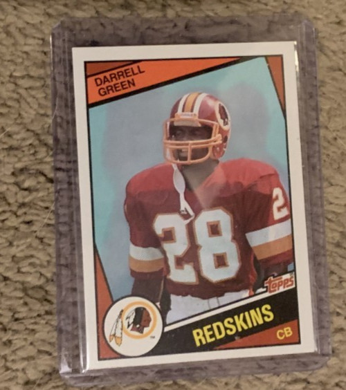 1984 Topps - Darrell Green #380 Rookie Card RC - Hall of Famer - Fastest in NFL!