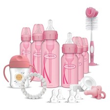 Complete 21-Piece Dr. Brown's Special Edition Pink Baby Bottle & Accessories Set