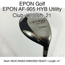 EPON Golf EPON AF-905 HYB Utility U Hybridー 21 41" REVE RAVER ARMORED READY Stif