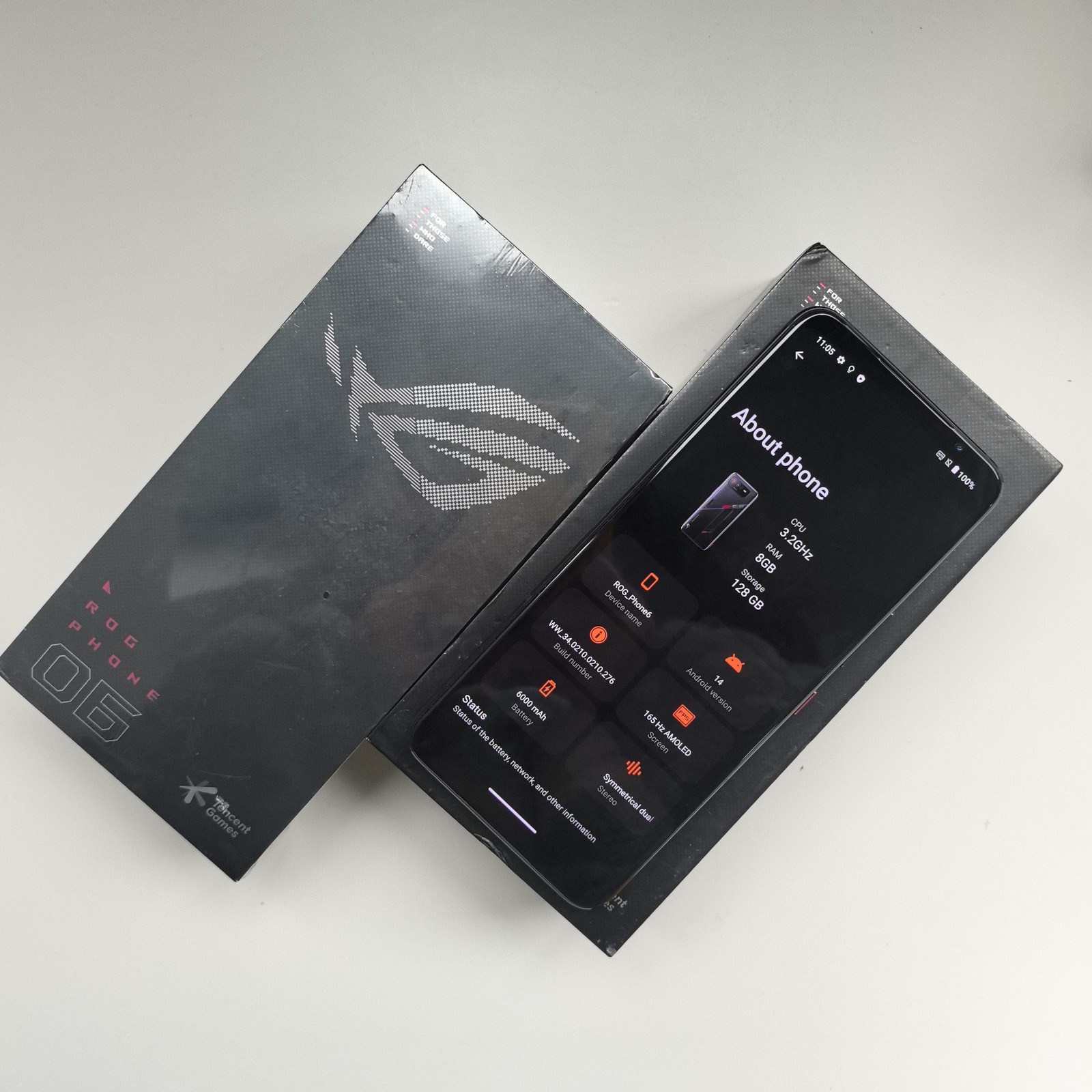 ASUS ROG Phone 6 Unlocked 16+512GB 6.78in Android SmartPhone Google play Global