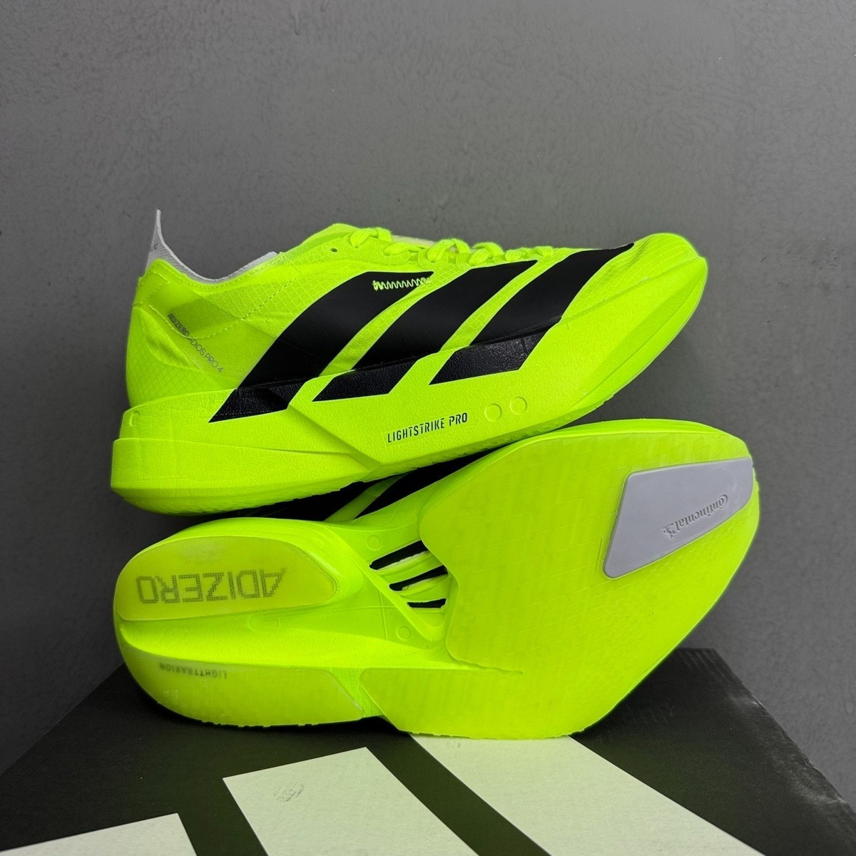 adidas Adizero Adios Pro 4 Running Shoes JR6364 Men's Green | eBay
