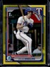 2024 Bowman Draft Dylan Dreiling Chrome Yellow Refractor 1st #/75 Rangers