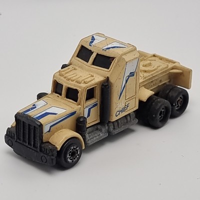 Vintage 1980 Kidco Blue Chief White Semi Truck Rare