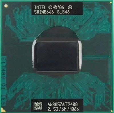 Intel Core 2 Duo T9400 2.53GHz Dual-Core (SLGE5) Socket478 Notebook Processor