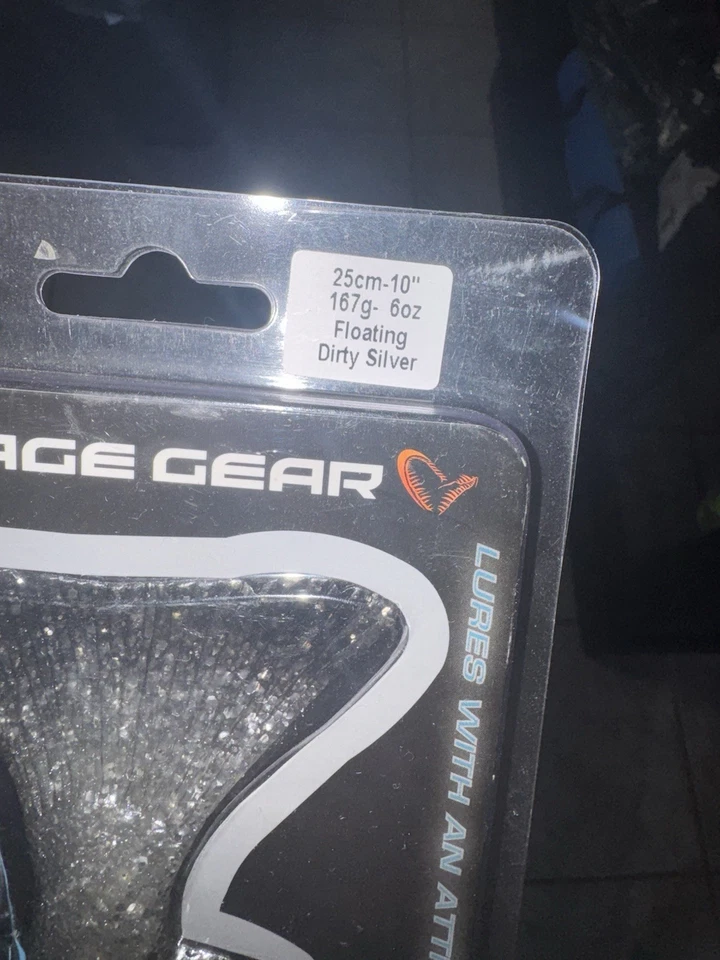 Isca de natação Savage Gear 10” Line Thru Trout - Prata suja - 6 oz flutuante - Imagem 3 de 4