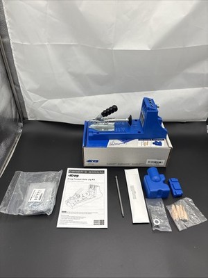 Kreg K4 Pocket-Hole Jig System Kit w/ Clamp Drill Bit Dust Adapter