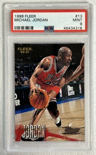 MA6 1996 Fleer #13 Michael Jordan / PSA 9 Mint