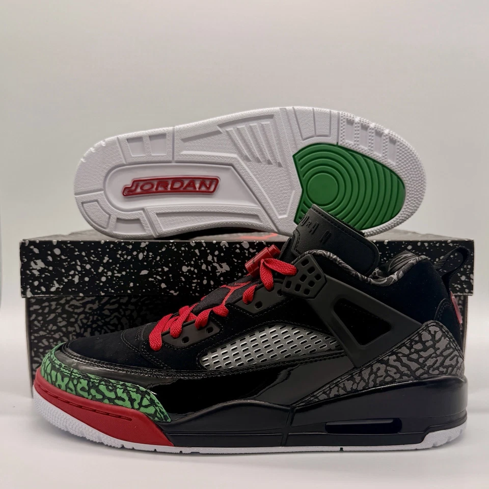 Nike Air Jordan Spizike низкий черный Varsity красный кроссовки FQ1759-060 мужской размер новый - Изображение 3 из 4