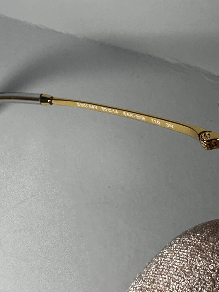 Gafas de sol Miu Miu azul claro 54YS Runway  Foto 4 de 4