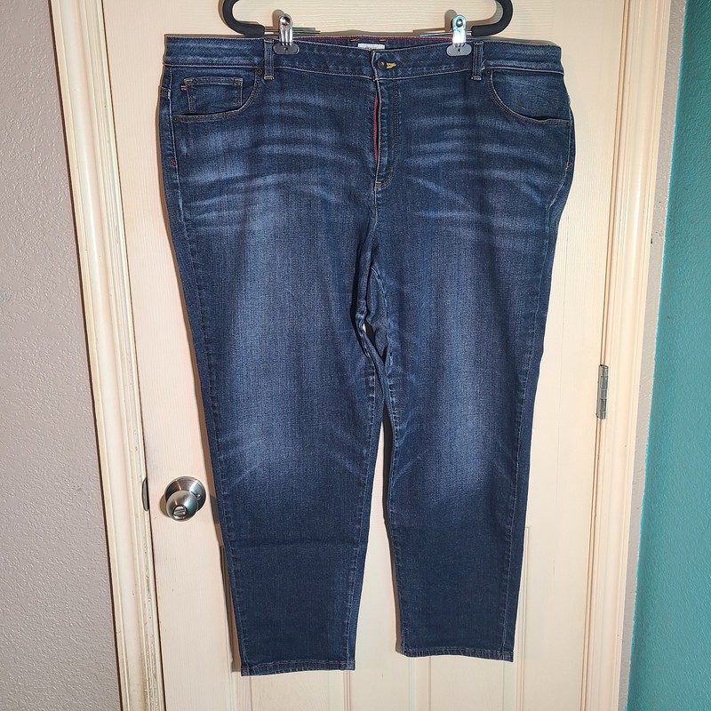 Liz Claiborne Women's City Fit Jeans Sz 24w Skinny Boyfriend