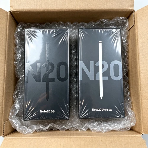 New in Box Samsung Galaxy Note20 Ultra 5G/ Note20 5G Unlocked 2Year WARRANTY - product listing photo