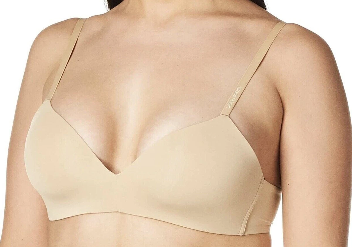 Calvin Klein Women's Form Lightly Lined Demi Bra, Bare Size 38C-Nude  SW230173