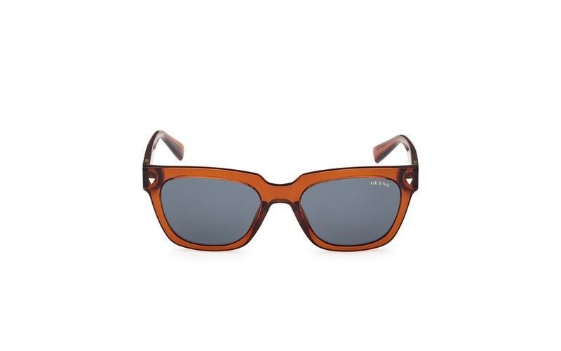 Guess GU8265 44V Прозрачная оранжевая пластиковая квадратная оправа для солнцезащитных очков 53-19-150
