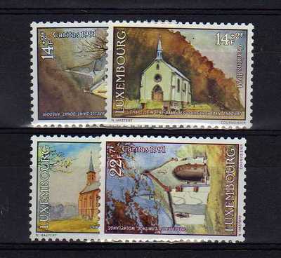 LUXEMBURG Yvert Nr. 1234/1237 neu ohne Scharnier