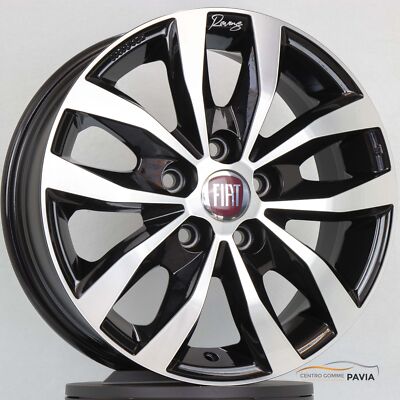 Jeu De 4 Jantes Aluminium Abarth 15 Pouces Pour Fiat - Largeur 6 - Occasion