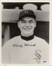 HARRY DORISH MLB Chicago White Sox Autographed Photo PSA/DNA Certified - B4242C3