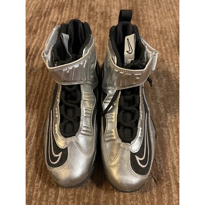 Nike Air Griffey Max 24 Silver Black High Top Sneakers Kids Size NO BOX 