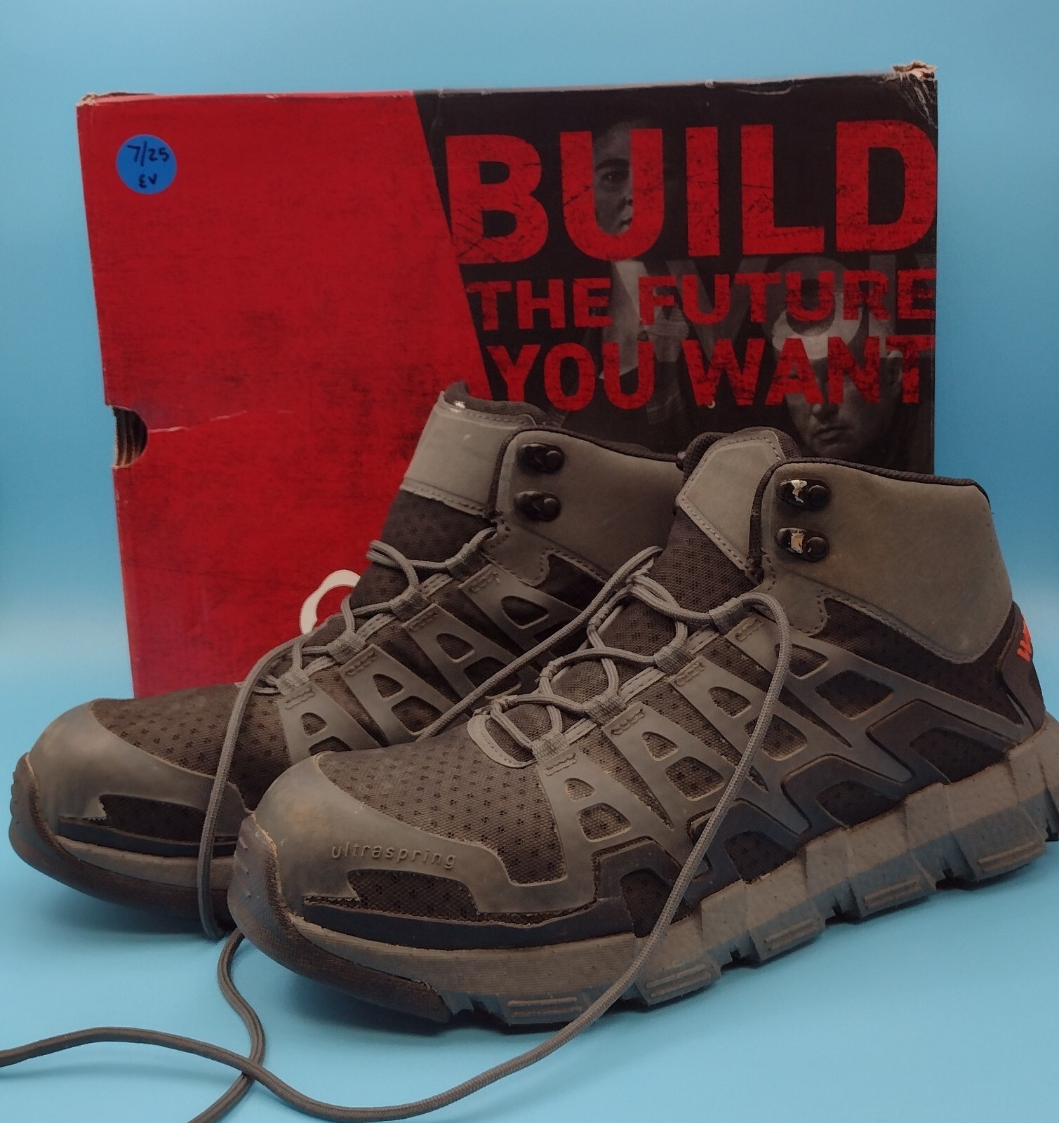 wolverine men's rev durashocks construction boot