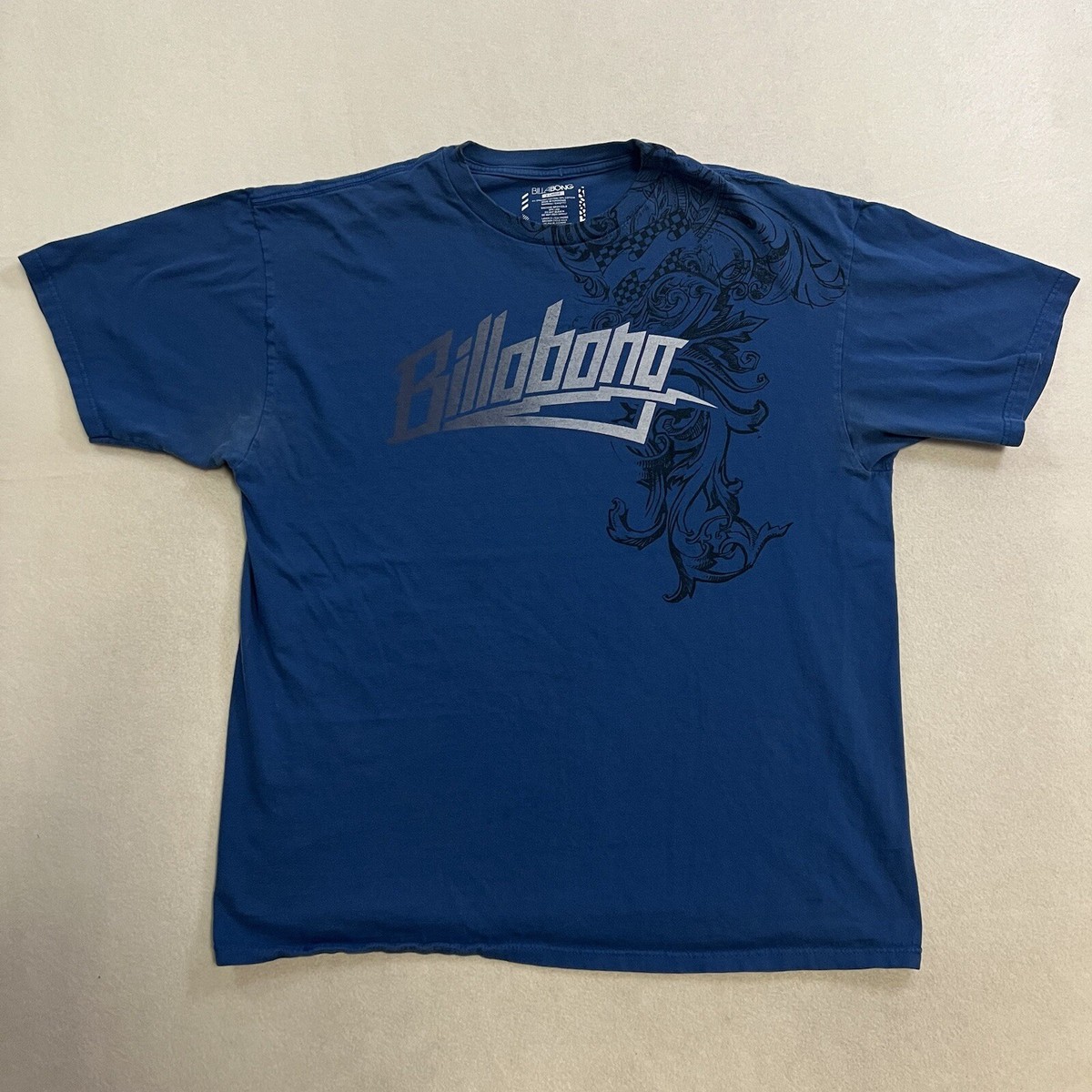Vintage Billabong Y2K Graphic T-Shirt Mens Size XL Blue Vintage Billabong Y2K Graphic T-Shirt Mens Size XL Blue
