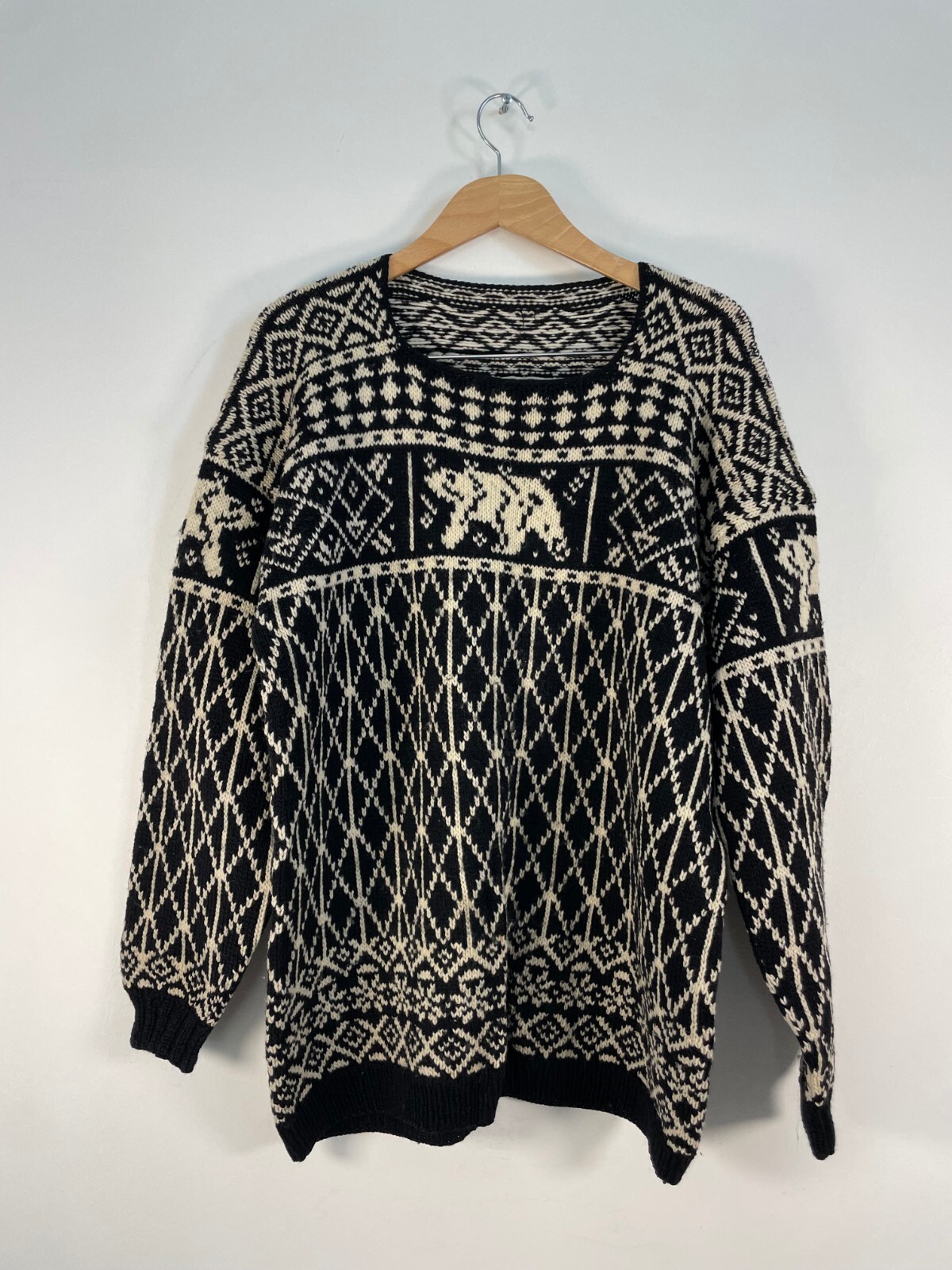 Vintage 80's Dale Of Norway Wool Sweatshirt (Size: XL)