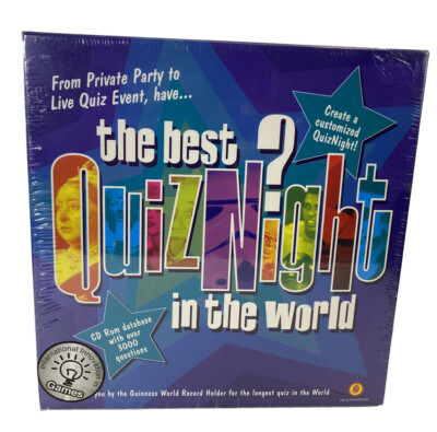 The Best Quiz Night in the World Board Game Brand New Factory Sealed 2002