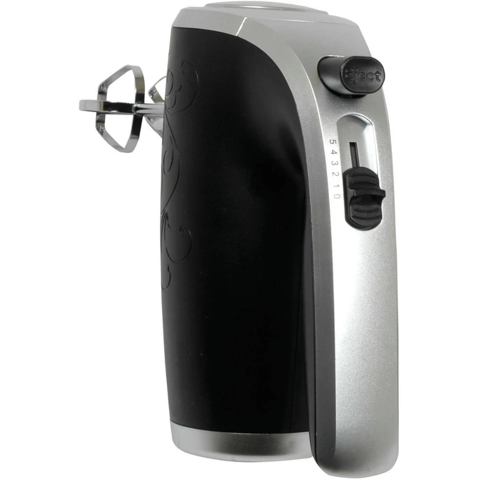 Better Chef IM-814B 5 Speed 150 Watt Hand Mixer with Silver Accents in Black - Image 4 of 4