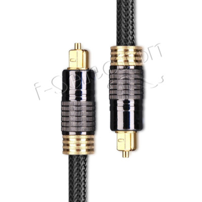 Gold Plated OAC Fibre Cable for 5.1 7.1 7.2 Digital Audio - Memory Tech