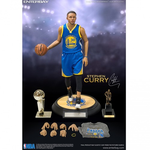 16 Scale ENTERBAY Real Masterpiece NBA Collection  Stephen Curry Action Figure